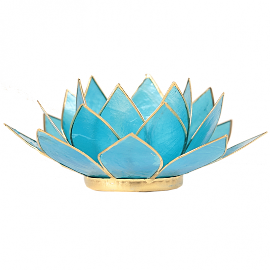 Lotus atmosphere light aquamarine blue