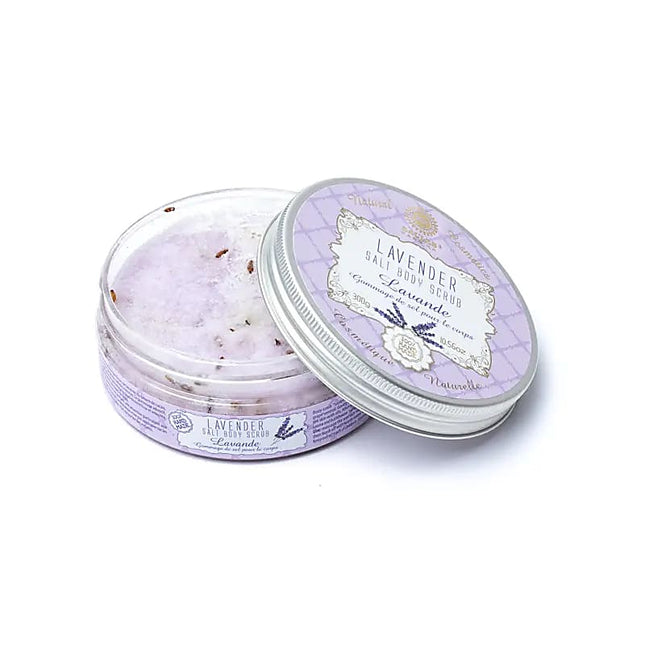 Saules Fabrika geschenkset lavendel – douchegel, scrub, bodyyoghurt en zeep – foto 2