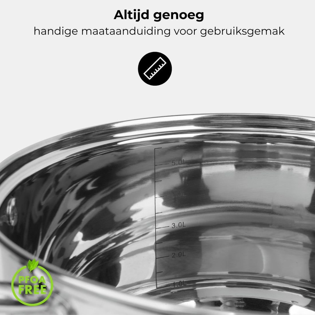 Edënbërg - Luxe Pannenset - RVS - 12 delig - Sandwichbodem