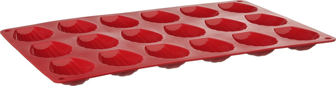 Silicone madeleine baking mold 36 x 23.5 x 2cm for 18 madeleines