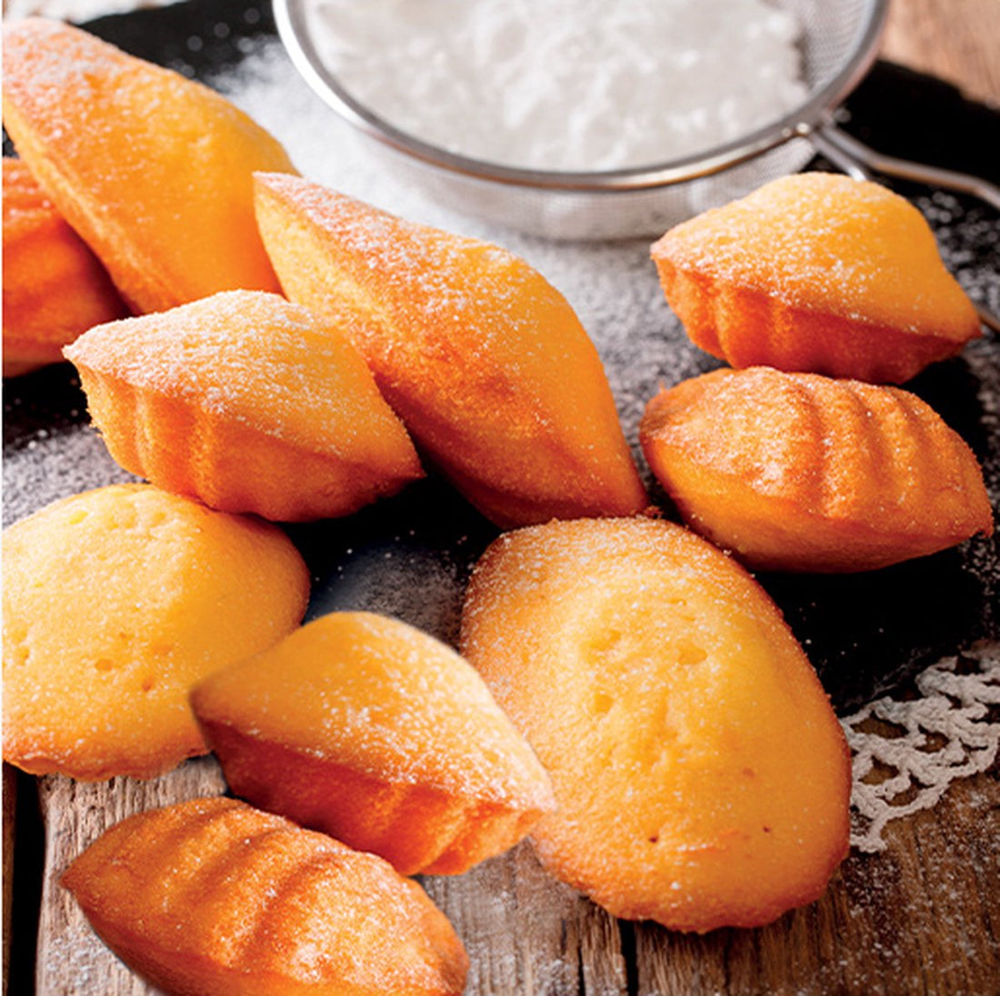 Silicone madeleine baking mold 36 x 23.5 x 2cm for 18 madeleines
