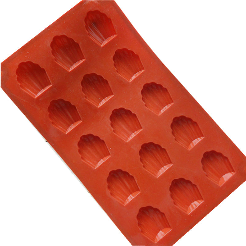Silikon-Madeleine-Backform für 15 Mulden