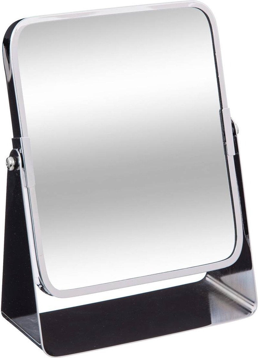 Makeup mirror - 3x zoom - metal - 7 x 20 cm