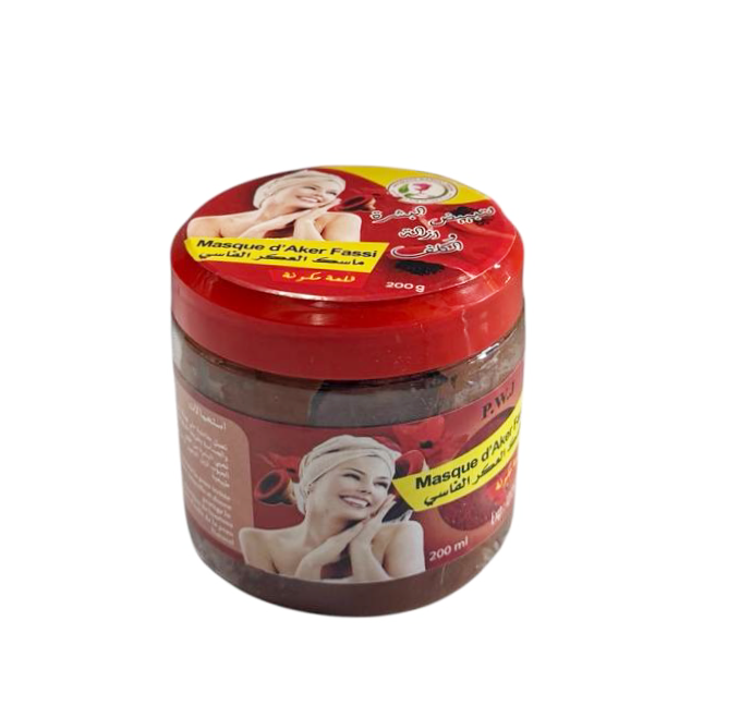 Aker Fassi gezichtsmasker – traditioneel Marokkaans masker, 200 ml