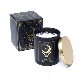 Organic Goodness geurkaars Palo Santo & cederhout – sojawas in glazen pot – foto 16
