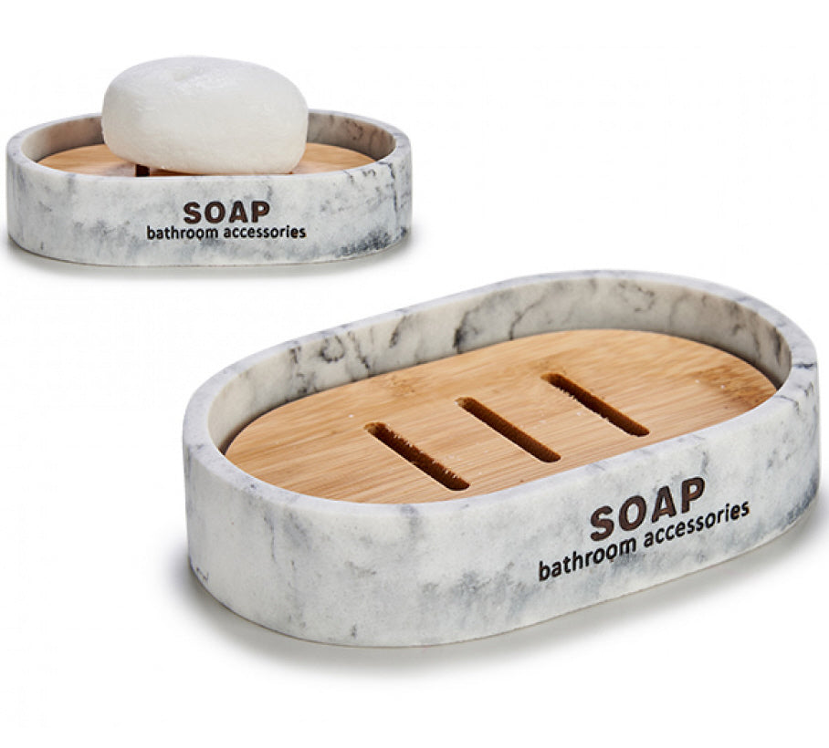Marble bathroom soap dish