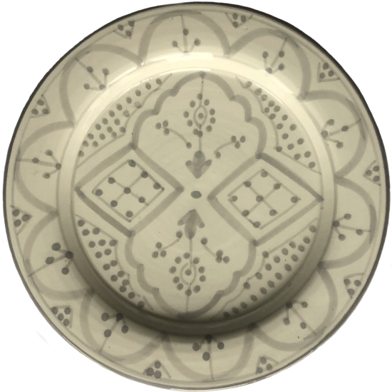 Plat marocain fait main 20 cm