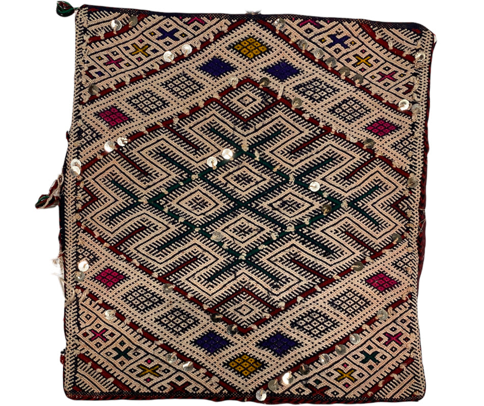 Amazigh vintage Kelim kussenhoes
