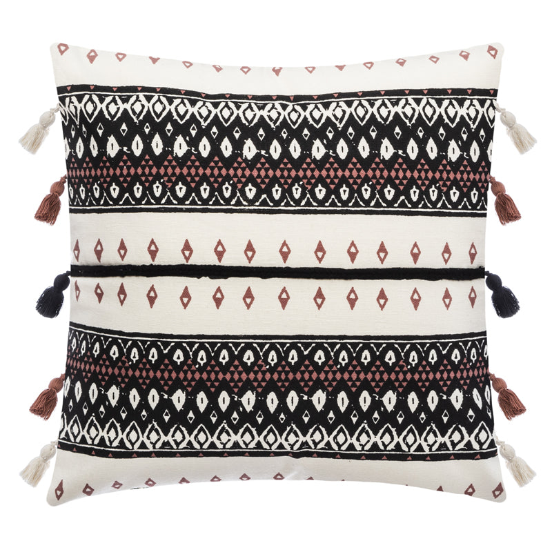 Coussin pompons