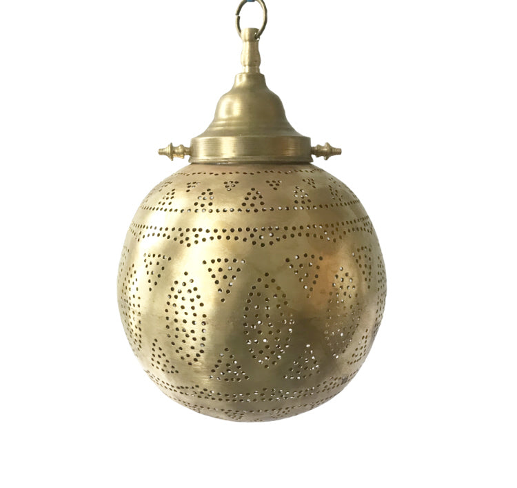 Suspension filigrane orientale Marrakech boule