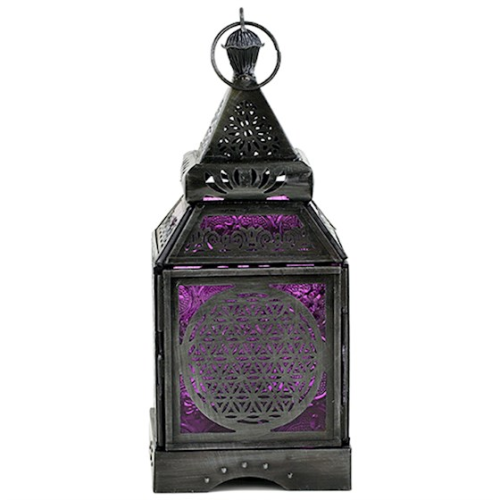 Lanterne d'ambiance orientale Fleur de Vie
