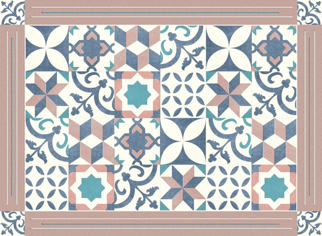 Moroccan Mosaic vinyl table mat