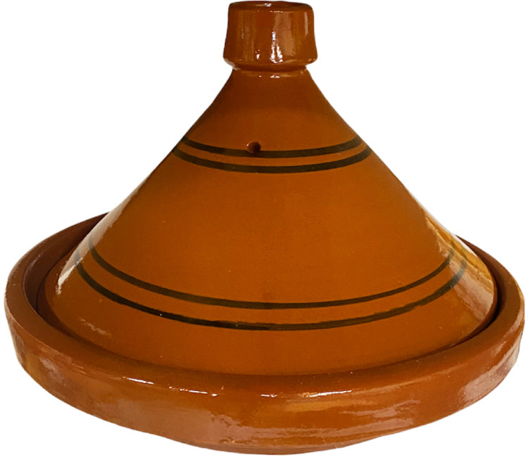 Familie tajine Ø 35 cm – grote Marokkaanse tajine van aardewerk, handgemaakt