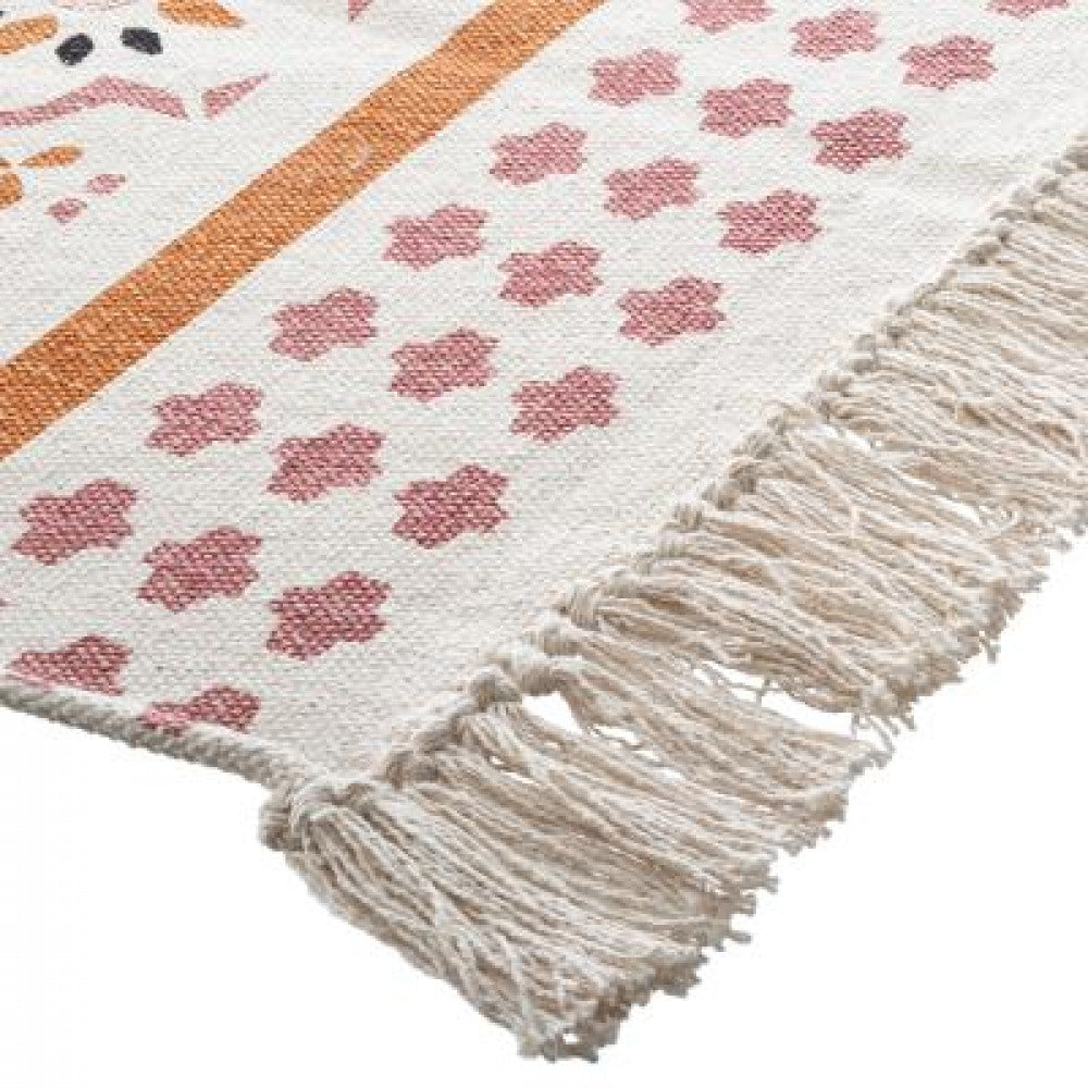 Tapis en mosaïque de coton