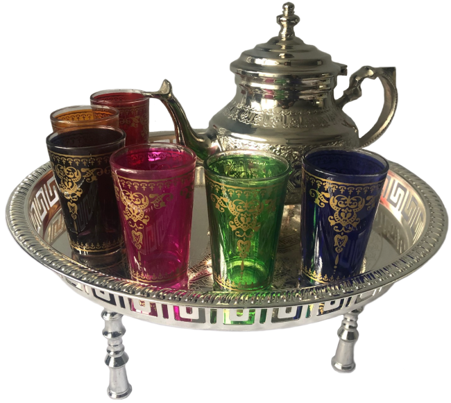 Luxury Moroccan tea set