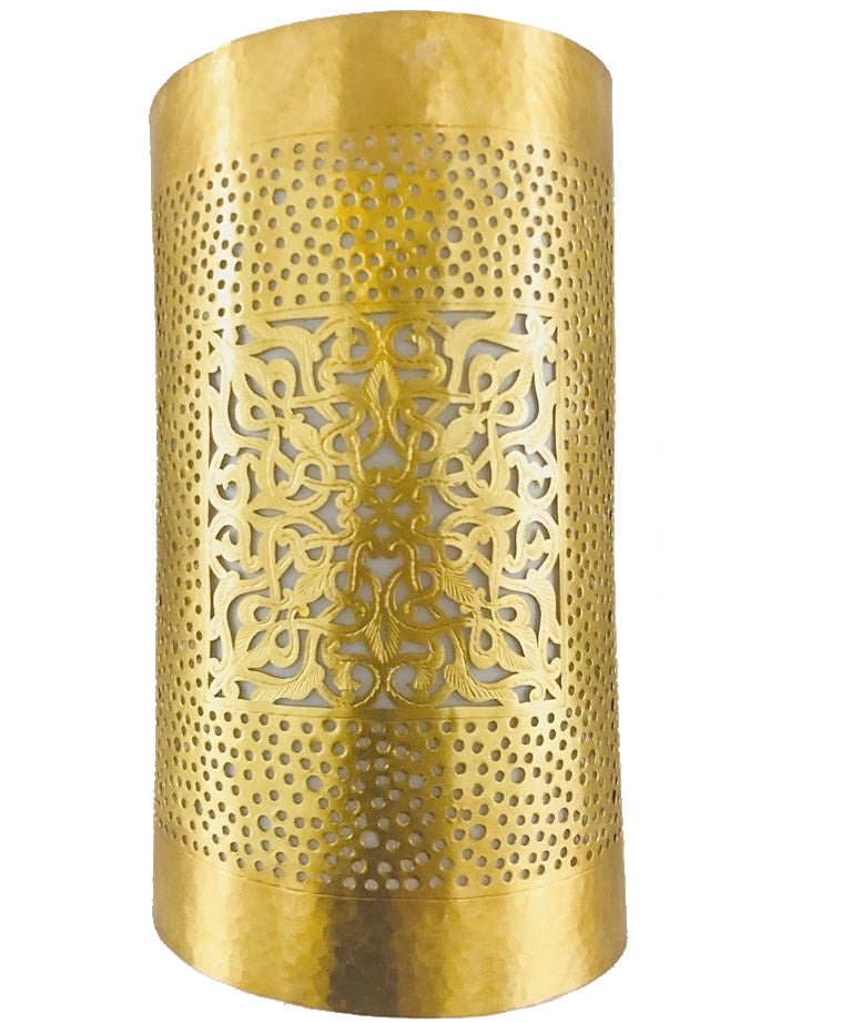 Moroccan wall lamp gold