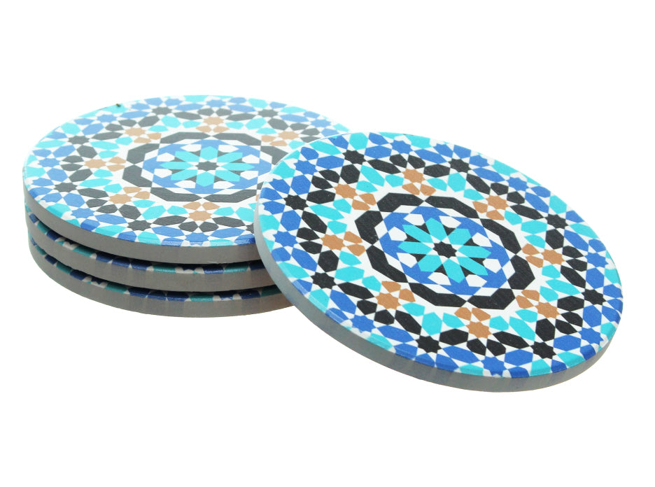Sous-verres zellige marocains