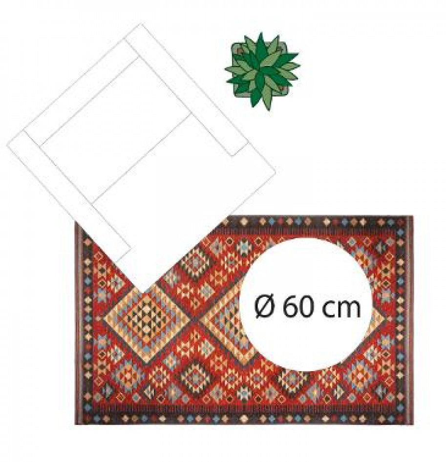 Tapis kilim style marocain