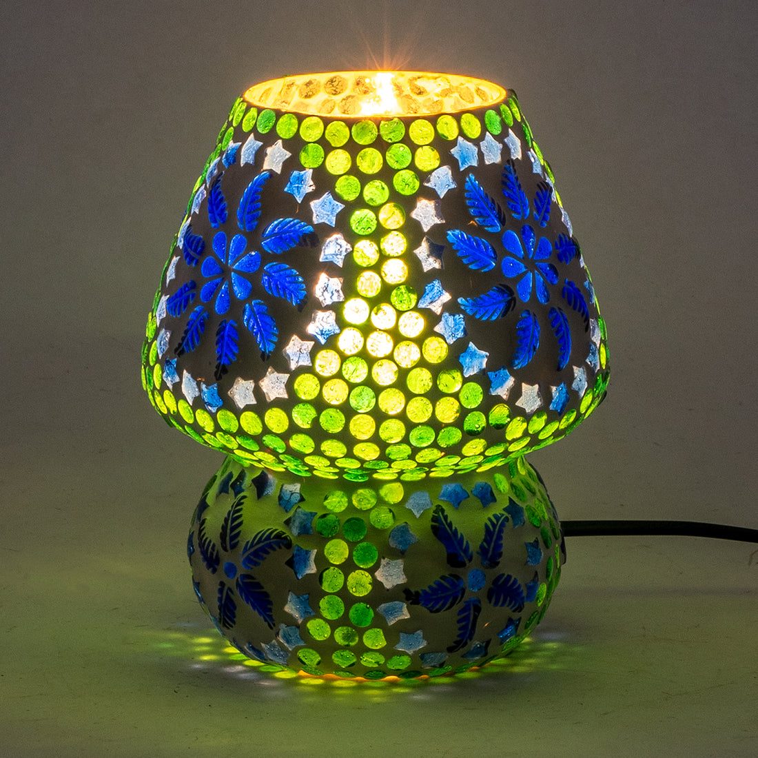 Mozaïek Tafellamp | Marokkaanse Lamp - groen