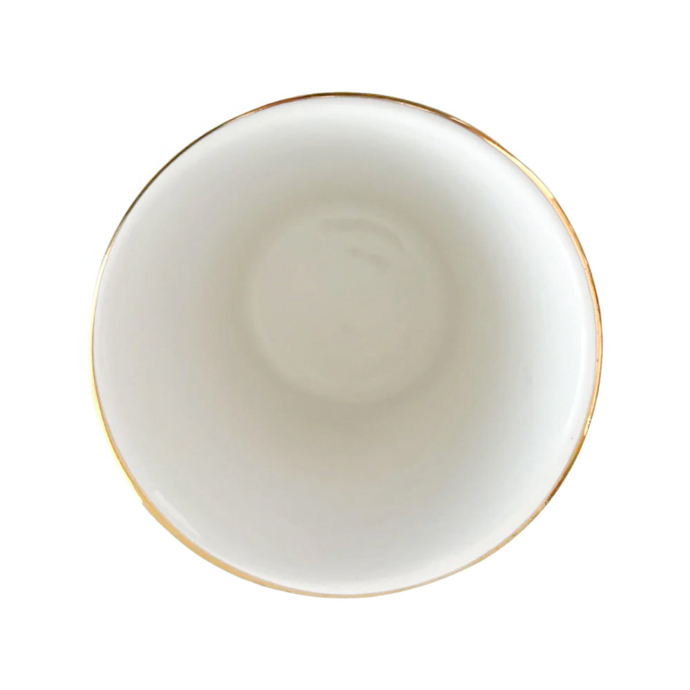 Mug with handle and Gold Rim - Empreinte