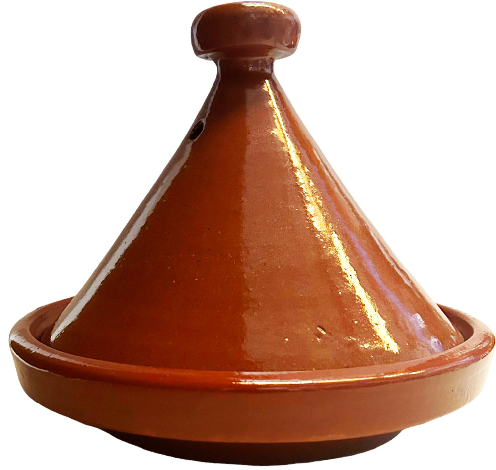 Marokkaanse tajine Marrakesh van aardewerk – handgemaakt, loodvrij, Ø 30 cm – foto 4