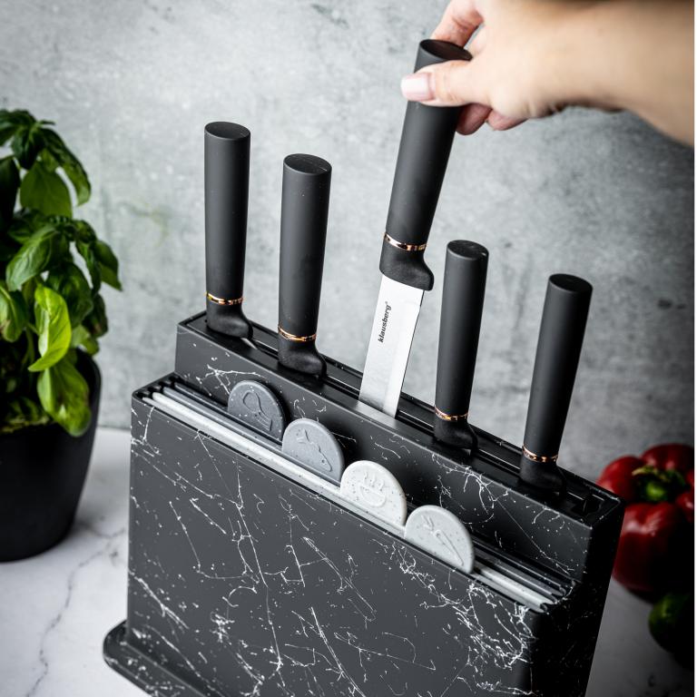 Klausberg 10-piece Knife Set with Cutting Boards