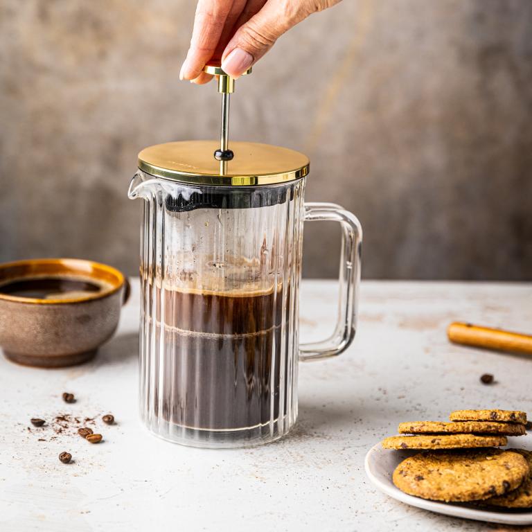 Klausberg KB7760 piston koffie- en theezetter – dubbelwandig glas, 0,6 liter – foto 4