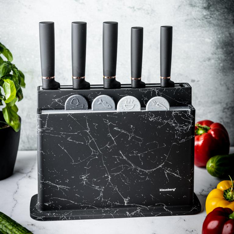 Klausberg 10-piece Knife Set with Cutting Boards