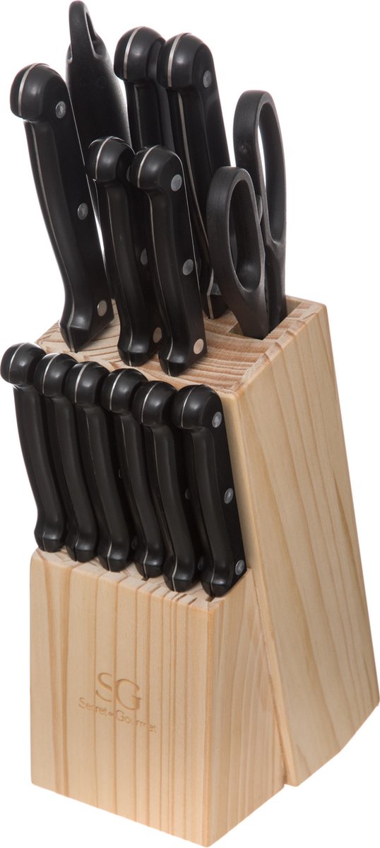 13-piece knife set - knife block