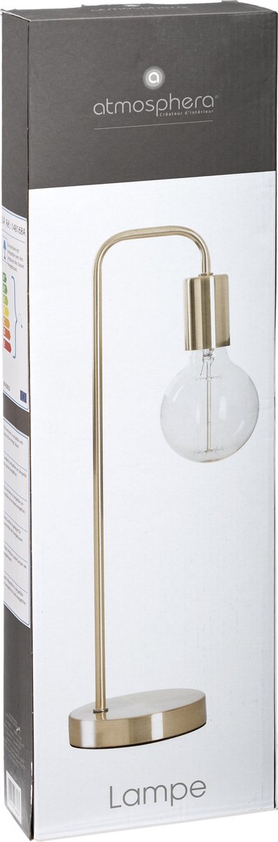 Atmosphera tafellamp metaal Design Light – 46 cm, zwart, goud of koper – foto 12