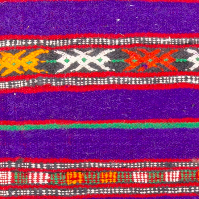 Kelimteppich lila / orange 150 x 90 cm