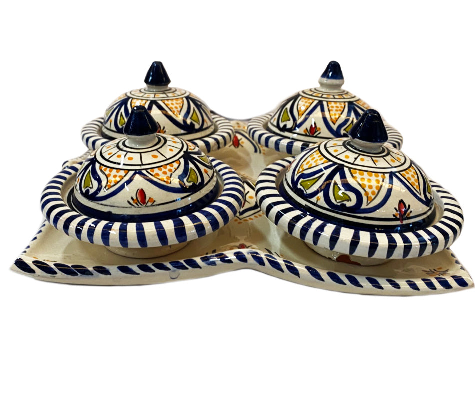Set of 4 small tagines
