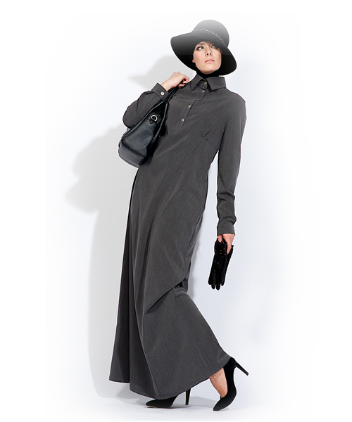 Abaya Dim Grey