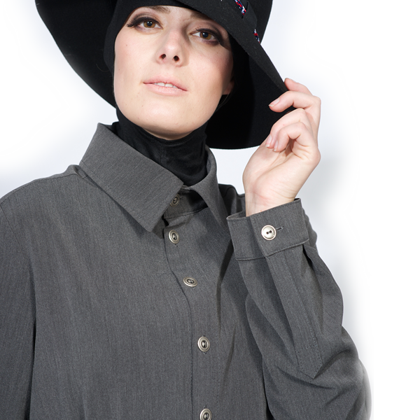 Abaya Dim Grey