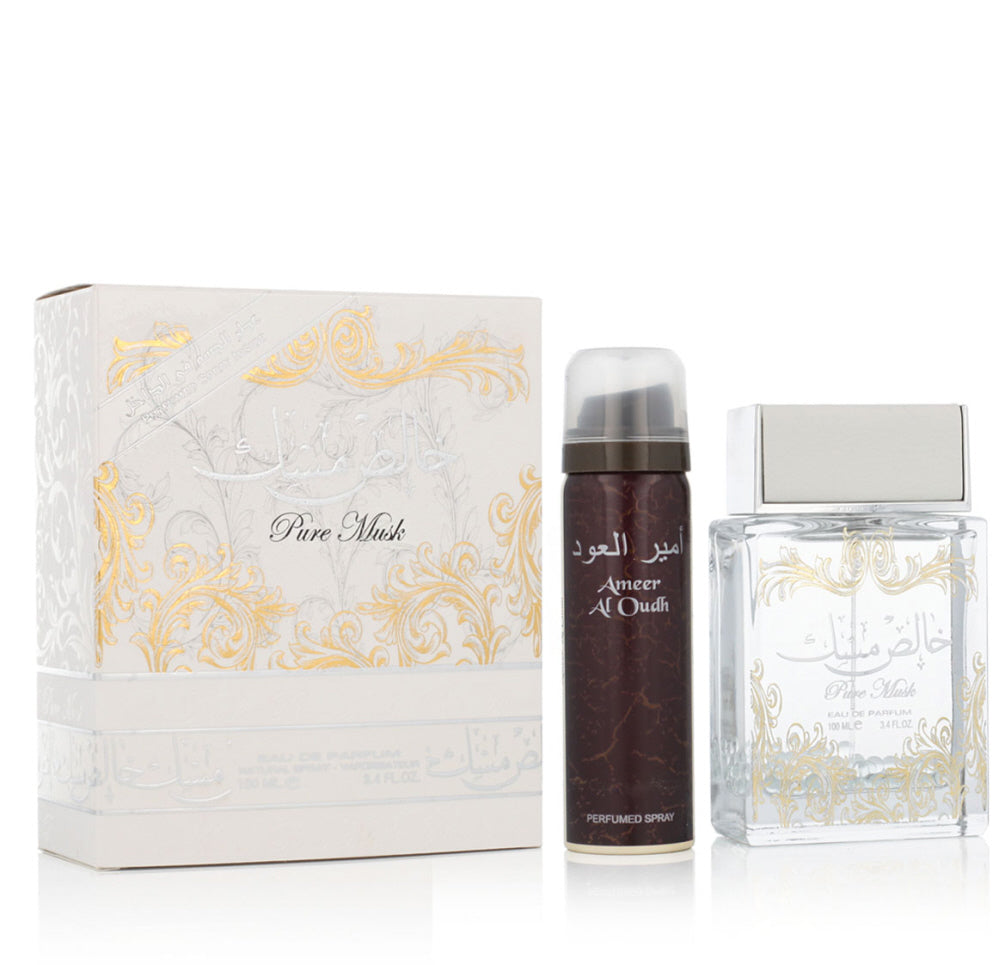 Lattafa Pure Musk Eau De Parfum (edp) 100 Ml + Déodorant Vaporisateur 50 ML