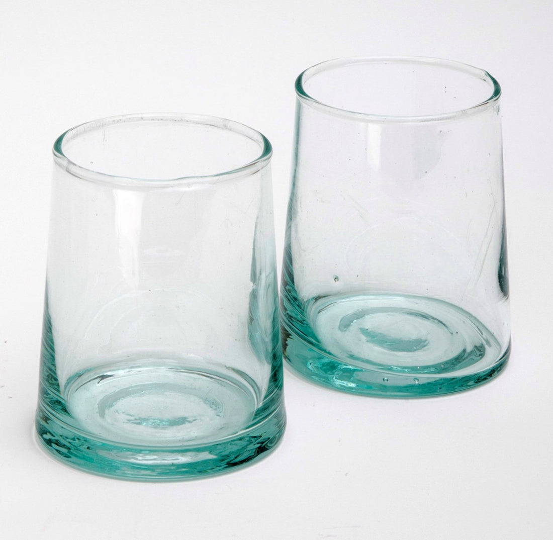 Mondgeblazen glas 9 cm
