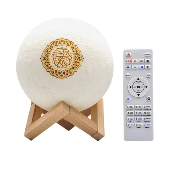 Coran haut-parleur lampe lune tactile