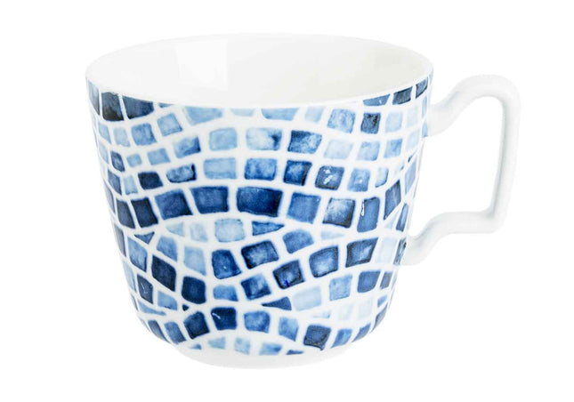 Porzellan-Frühstückstasse Mosaic 39 cl