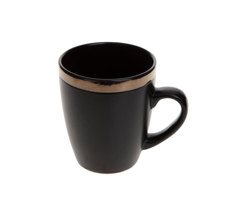 Mug en grès Afrique – Noir mat – 360 ml
