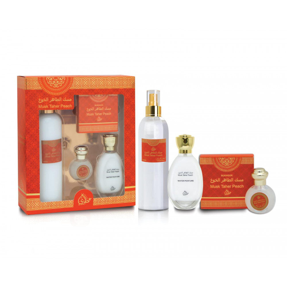 Musk Taher Peach Giftset – cadeauset met musk parfumolie – foto 2
