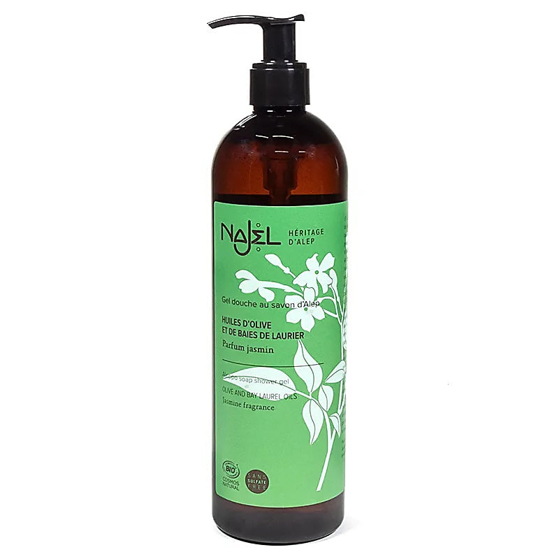 Najel Aleppo shower gel jasmine scent organic 500 ml