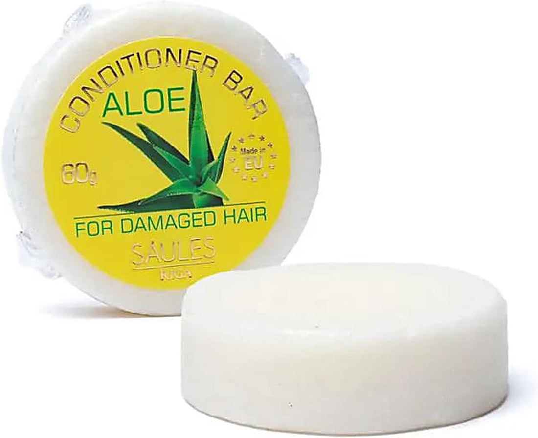 Natural aloe conditioner bar