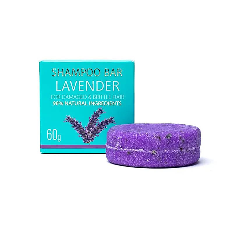 Natuurlijke shampoo bar met lavendel – voor alle haartypes