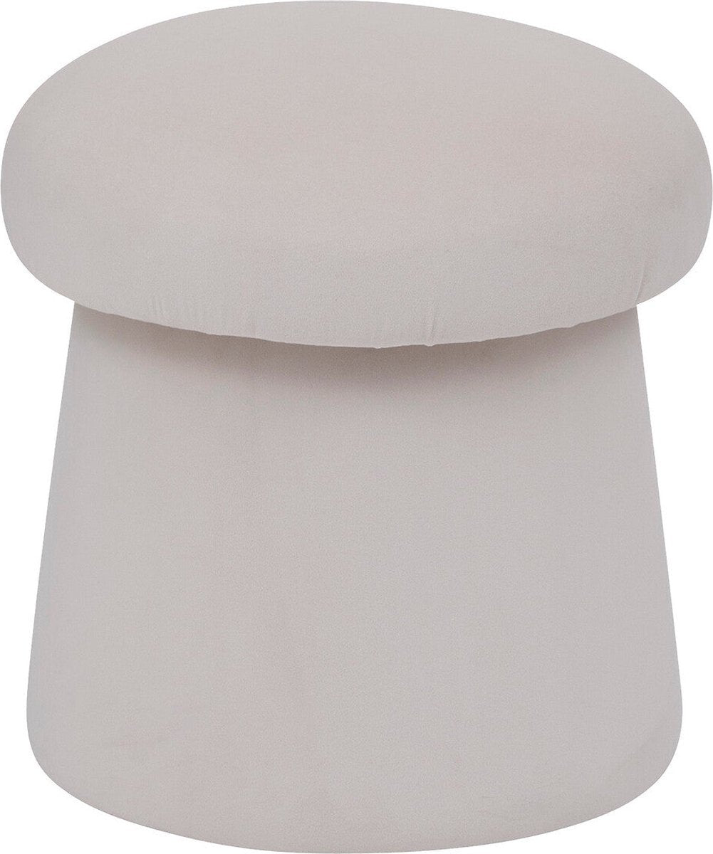 Atmosphera Pouf Noa Samt Ø37xH40 cm - Bernstein