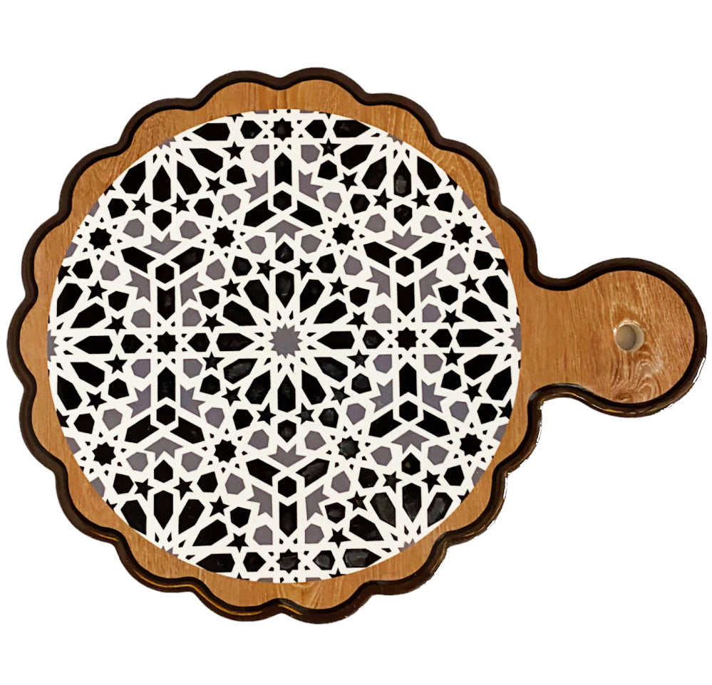 Moroccan coaster with handle Ø18
