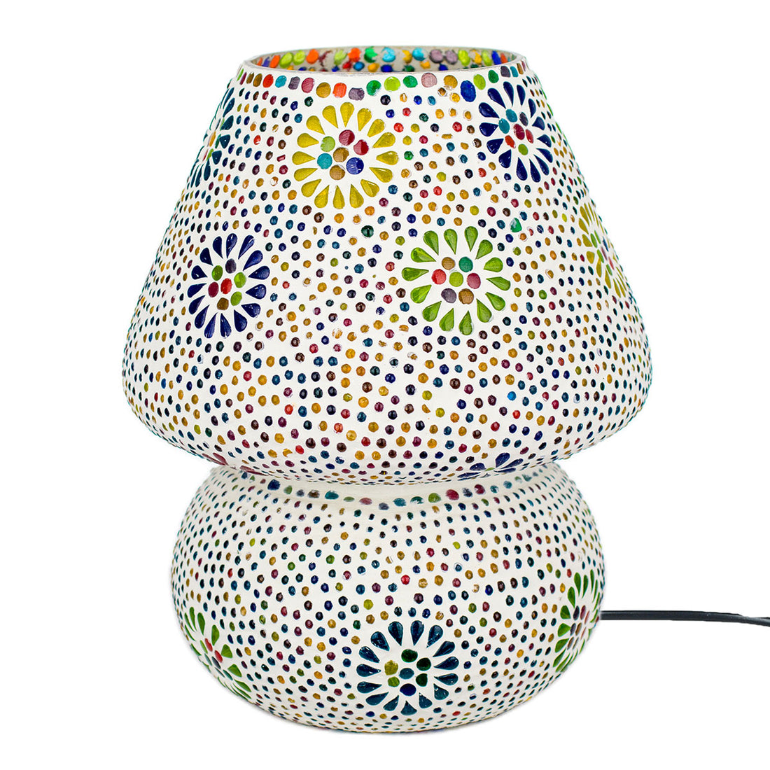 Oriental Mosaic Table Lamp | Mushroom Shape 30 cm