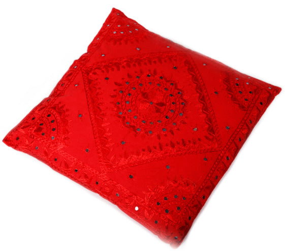 Coussin décoratif oriental Miroir rouge