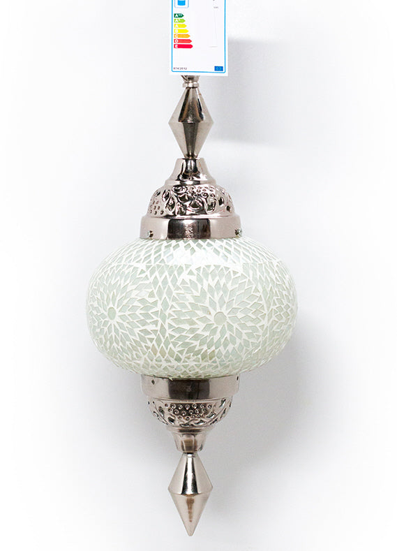 Mosaic lamp Gaya transparent/white