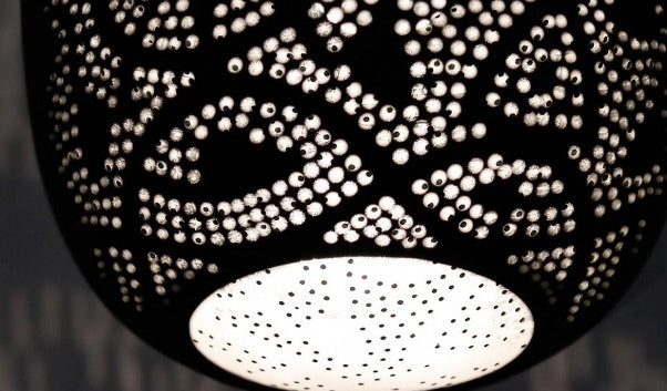 oosterse hanglamp filigrain egg
