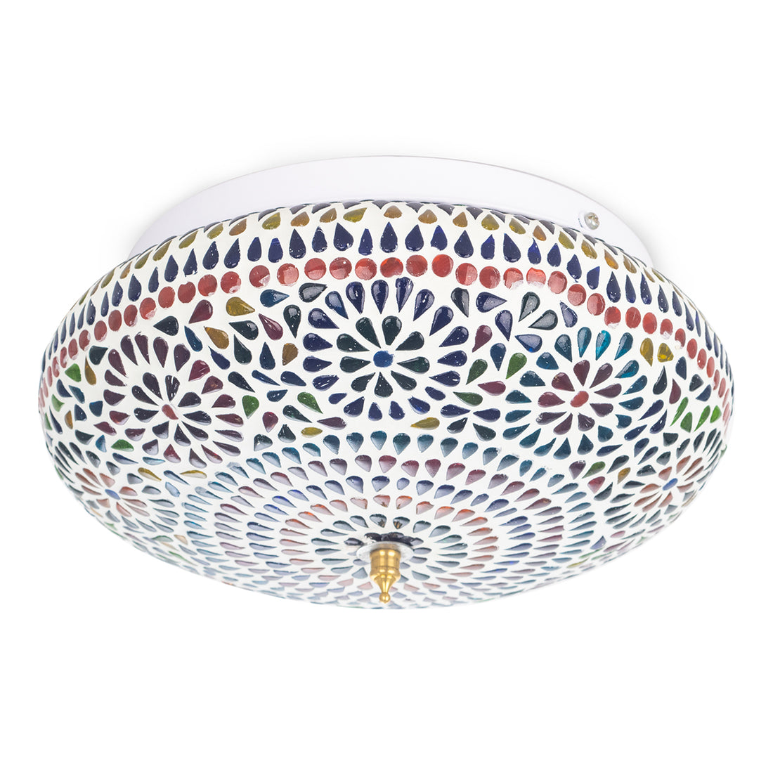 Oosterse mozaïek plafondlamp 26 cm